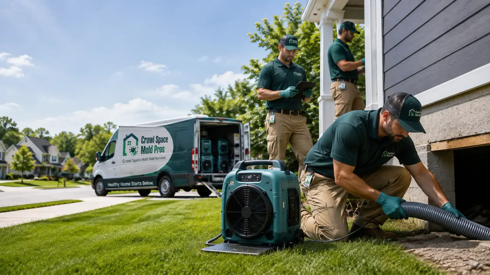 Crawl Space Mold Removal in Leon, IA